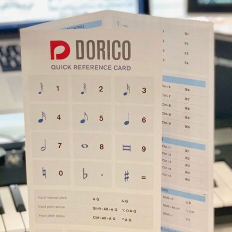 CA0009 Dorico Quick Reference Card