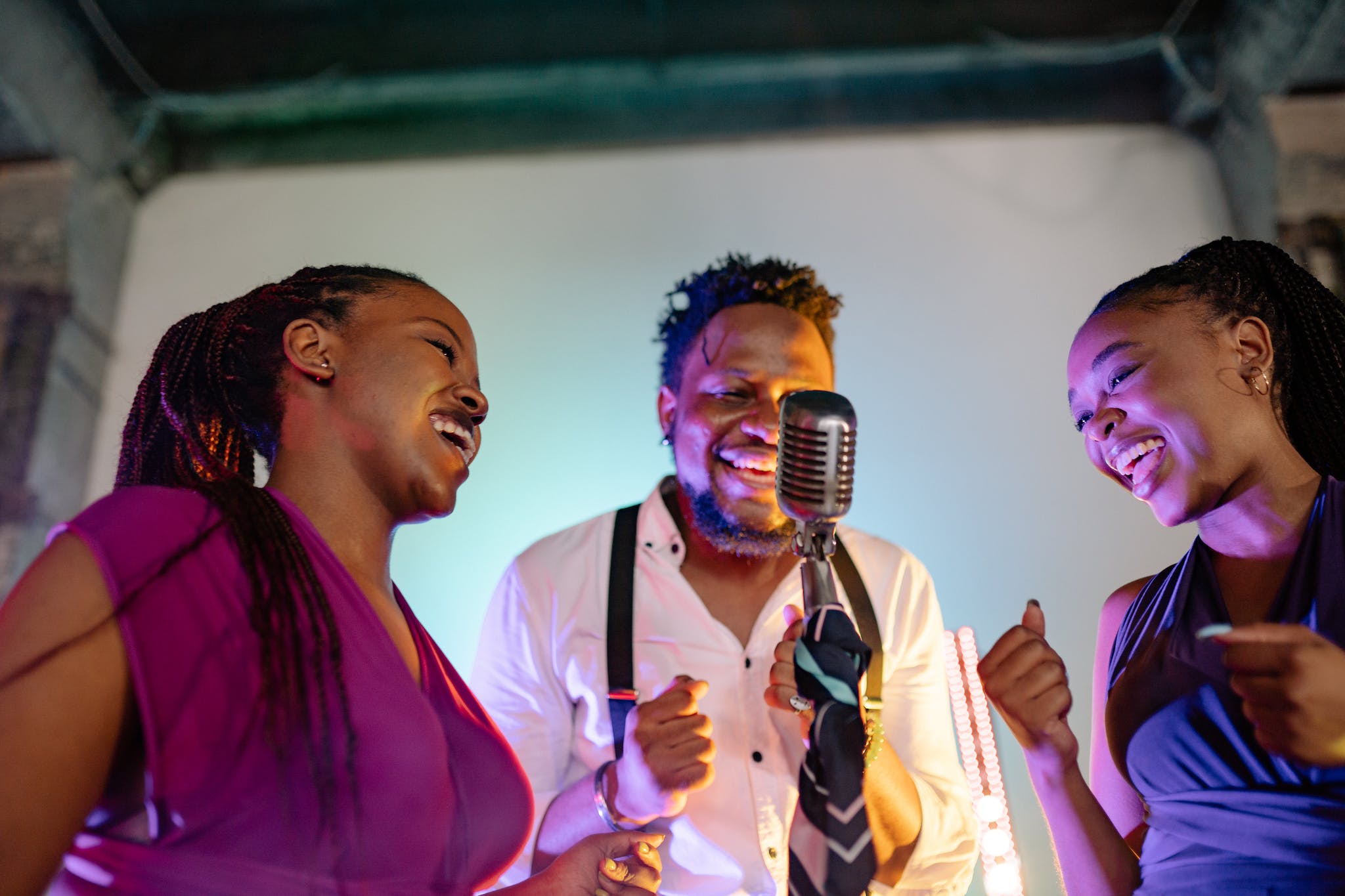 People Singing Together 