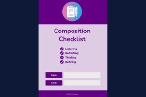 Composition Checklist booklet