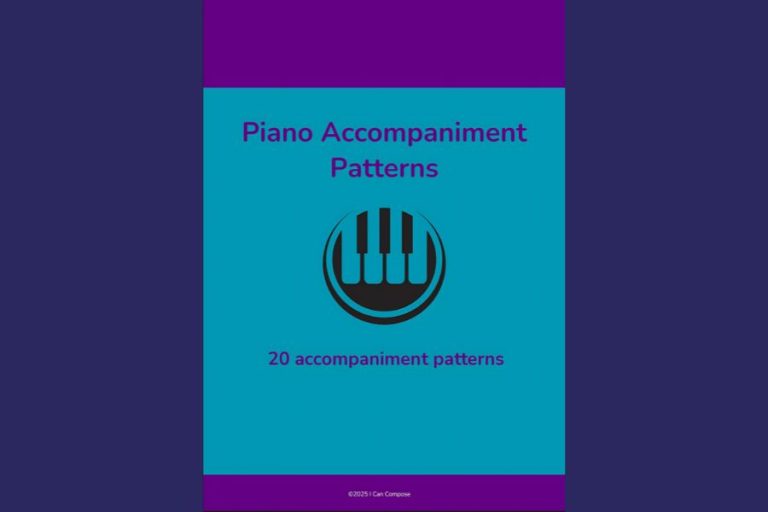 NEW! Piano Accompaniment Patterns Resource