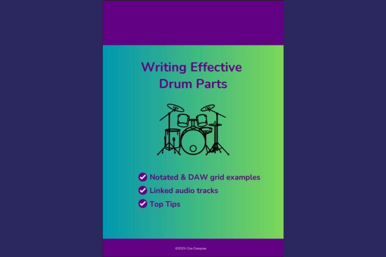 NEW! Writing Effective Drum Parts Resource